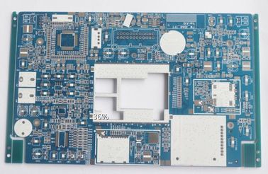 Хорошая цена. толщина HASL 1.6mm ЕСЛИ поверхностная голубая плата с печатным монтажом Soldmask электронная онлайн