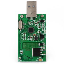 Хорошая цена. Карта SSD PCBA Conveter поверхности ENIG/HASL soldermask зеленого цвета собрания монтажной платы радиотехнической схемы FR4 4layer 2OZ внешняя онлайн