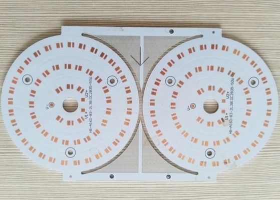 Хорошая цена. Белый Soldermask Алюминиевый ENIG / HASL Поверхность Прочный PCB Печатная плата PCB для светодиодов онлайн