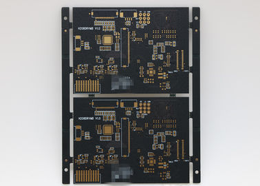 Хорошая цена. Тяжелый медный PCB монтажной платы печати золота FR4 погружения Soldermask черноты 6L онлайн